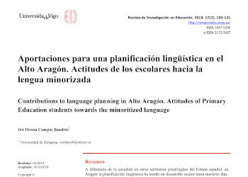 actitudes-linguisticas-educacion-primaria-lengua-minoritaria-lengua-aragonesa